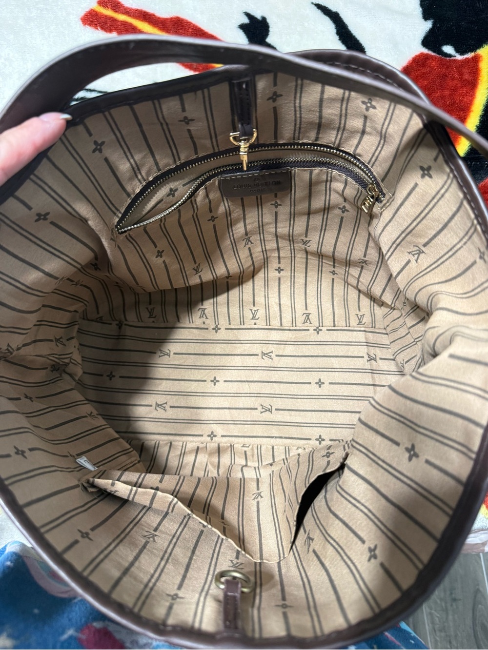 Brown Damier Ebene Canvas woman’s  Tote NOT AUTHENTIC!!!! - Picture 6 of 9